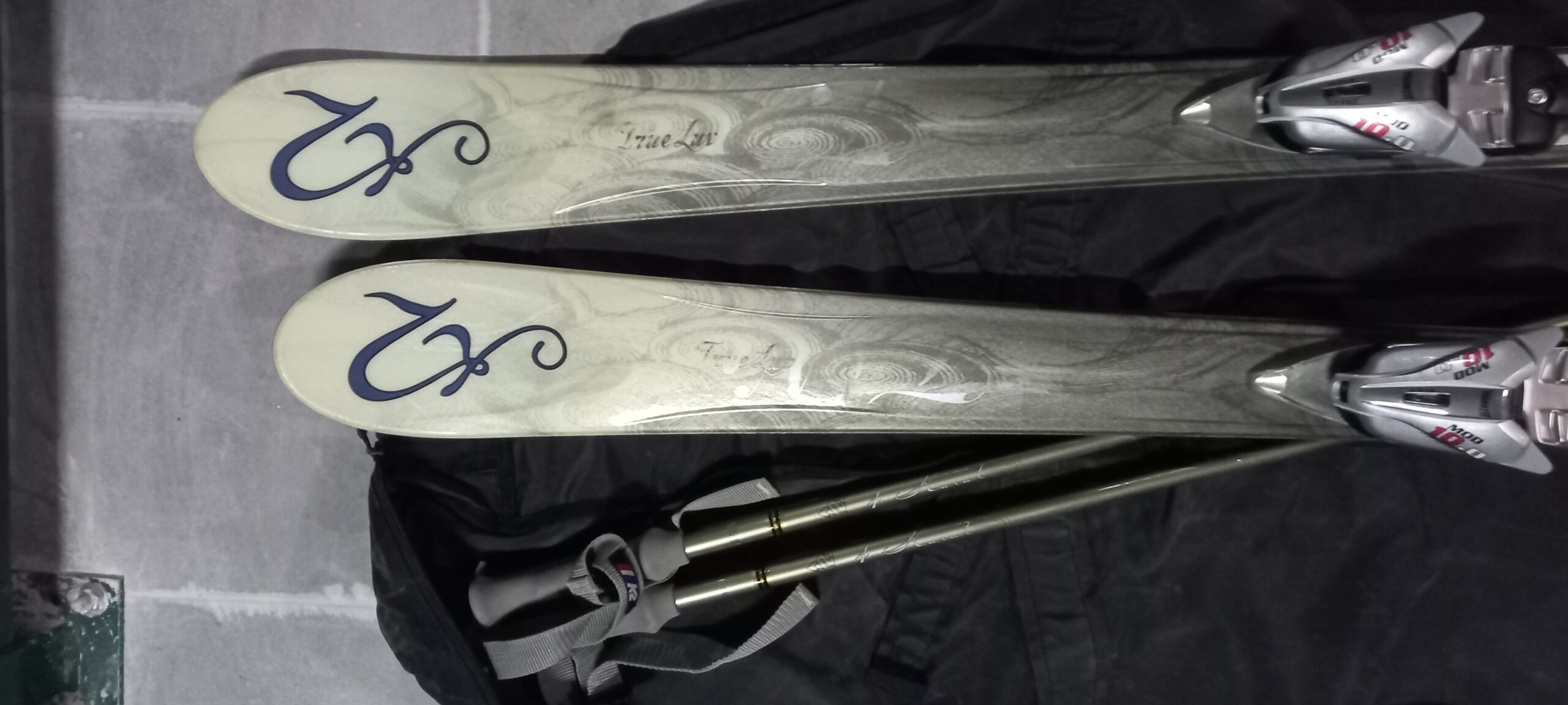 K2 KAYAK TAKIMI 153 CM &BATONLARI VE TASIMA CANTASI